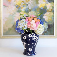 Sakura Ginger Jars in Sea Glass Green