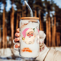 Vintage Pink Santa Cup