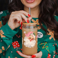 Vintage Pink Santa Cup