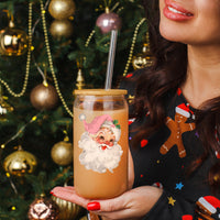Vintage Pink Santa Cup