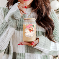 Vintage Pink Santa Cup