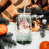 Vintage Pink Santa Cup