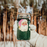 Vintage Pink Santa Cup