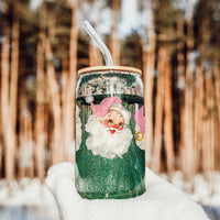 Vintage Pink Santa Cup