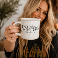 Savage After Coffee Mug