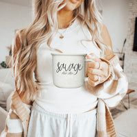 Savage After Coffee Mug