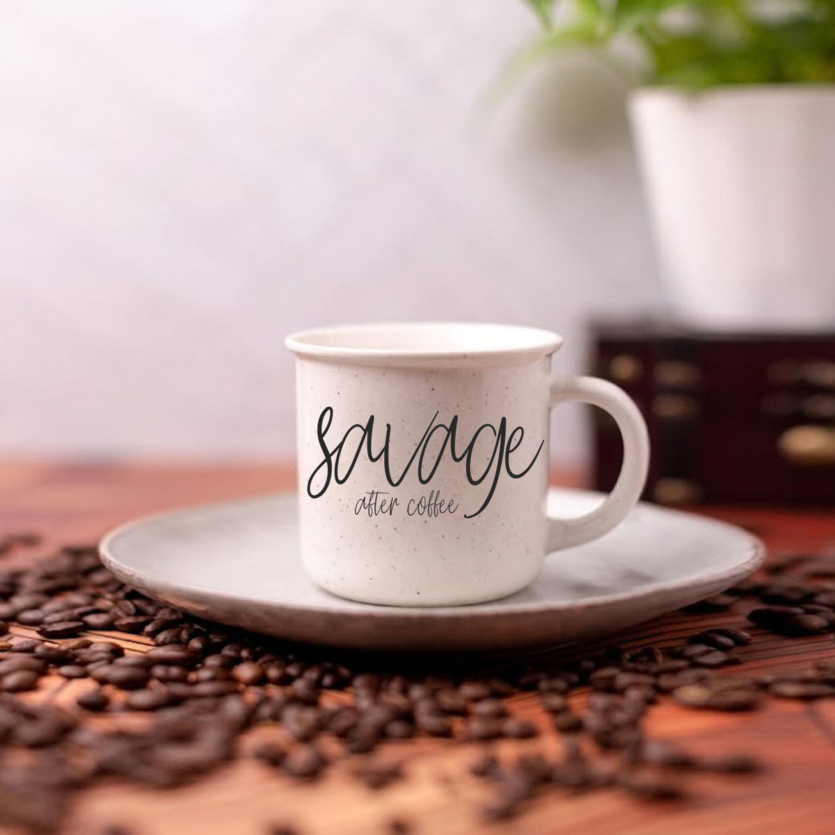 Savage After Coffee Mug
