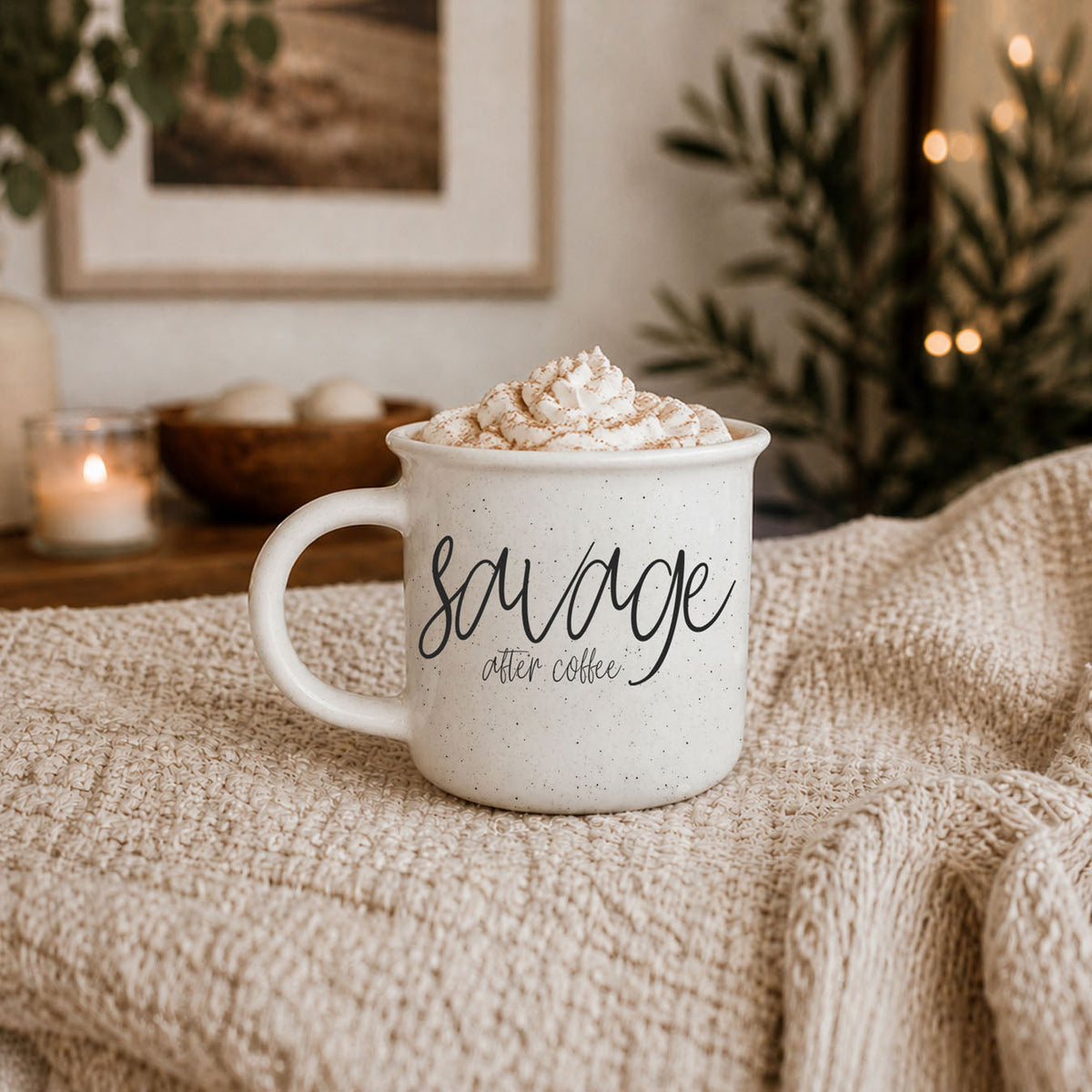 Savage After Coffee Mug