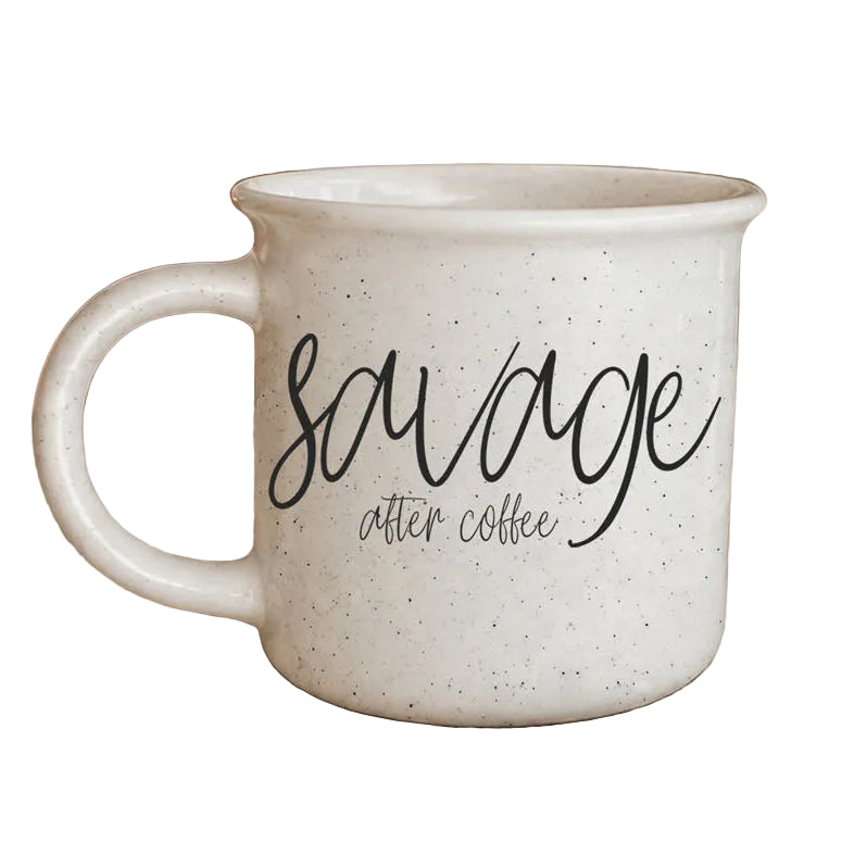Savage After Coffee Mug