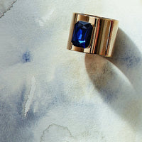 Single Gem Napkin Rings – Navy (Set of 2)