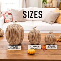 Rattan Pumpkins