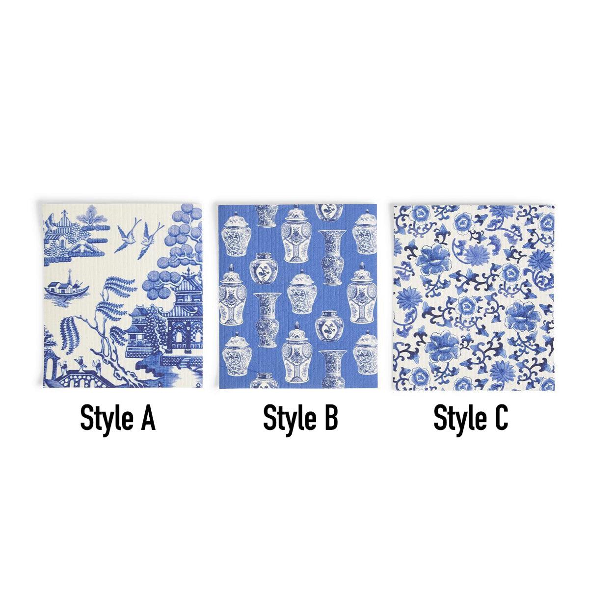 Chinoiserie Multipurpose Kitchen Cloth - Biodegradable (Various Styles)