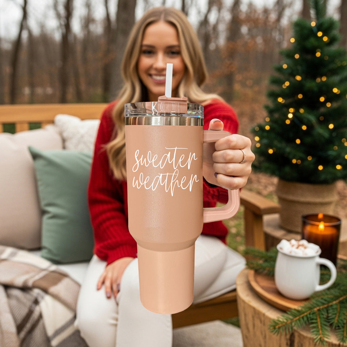 Sweater Weather Tumbler 40oz (varied colors)
