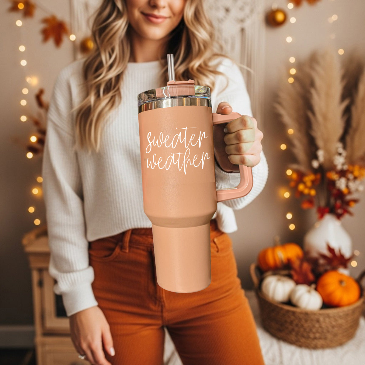 Sweater Weather Tumbler 40oz (varied colors)