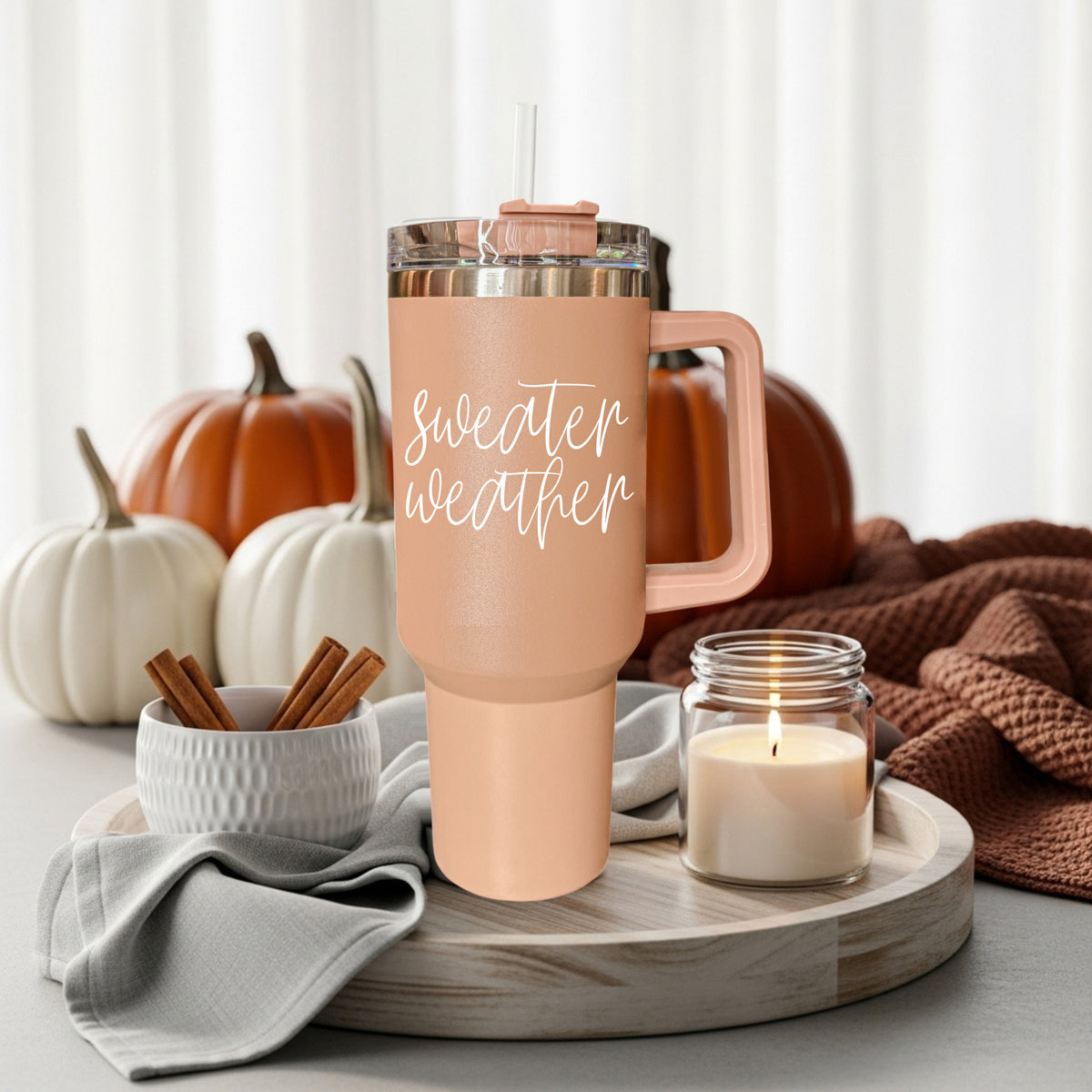 Sweater Weather Tumbler 40oz (varied colors)