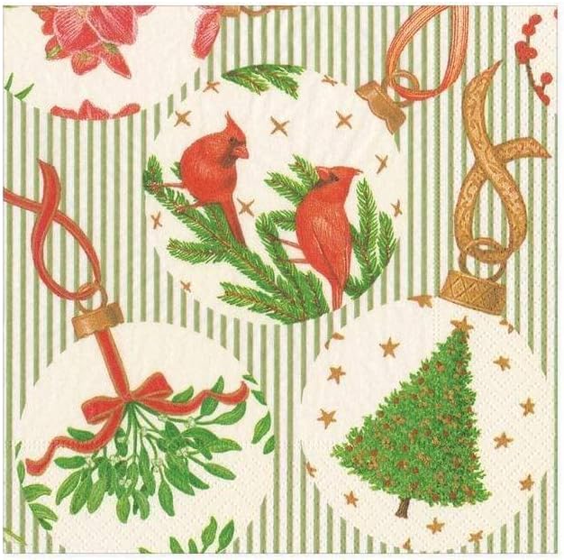 Botanical Ornaments Paper Cocktail Napkins