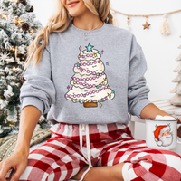 Christmas Lights up Till January Sweatshirt  (Various Colors)