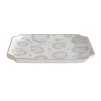 Leopard Trays with Gold Accent (Various Sizes & Colors)