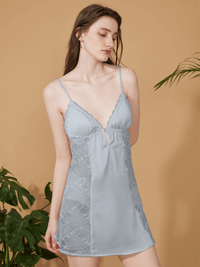 Short Robe Set Exotic Pajama 2 Pcs (Various Colors)