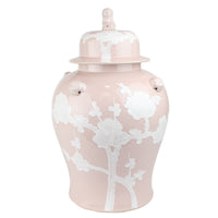 Pastel Pink Cherry Blossom Jar
