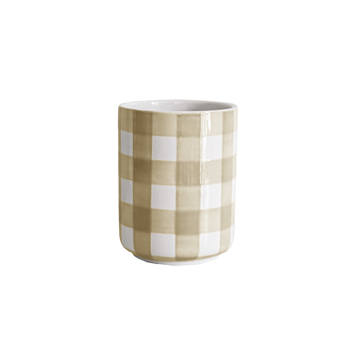 Gingham Vase (Various Colors Available)