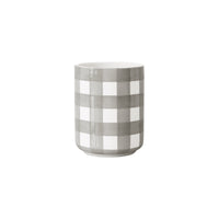 Gingham Large Vase/ Utensil Holder (Various Sizes & Colors)