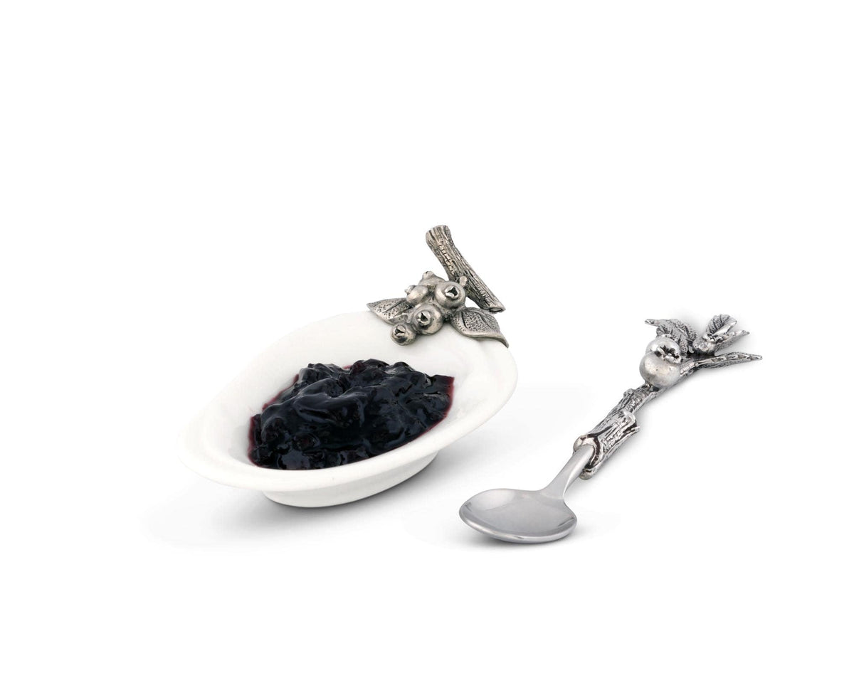 Blueberry Jam Server / Spoon Rest