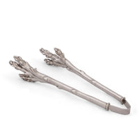 Pewter Asparagus Pattern Tongs