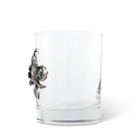 Fleur de Lys Double Old Fashion Bar Glass
