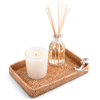 Rattan Anchor Catchall Tray — 9" x 13"