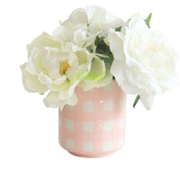 Gingham Vase (Various Colors Available)
