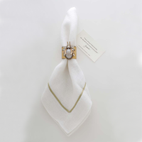 Vintage Bug Napkin Rings – Grey Agate (Set of 2)