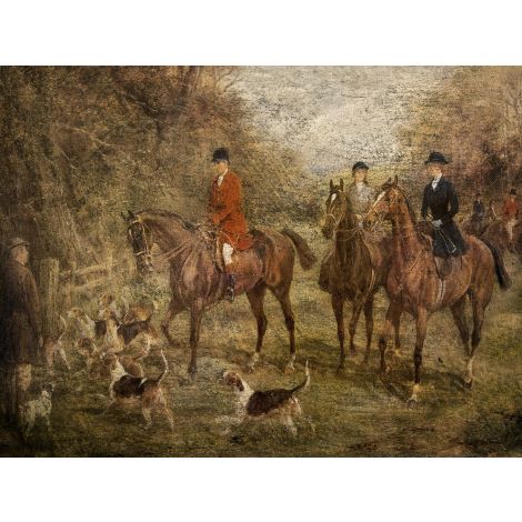 Englishman on Horse Hunting w/ Hounds II