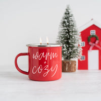 16oz Holiday Candle Mug (Various Scents and Phrases)