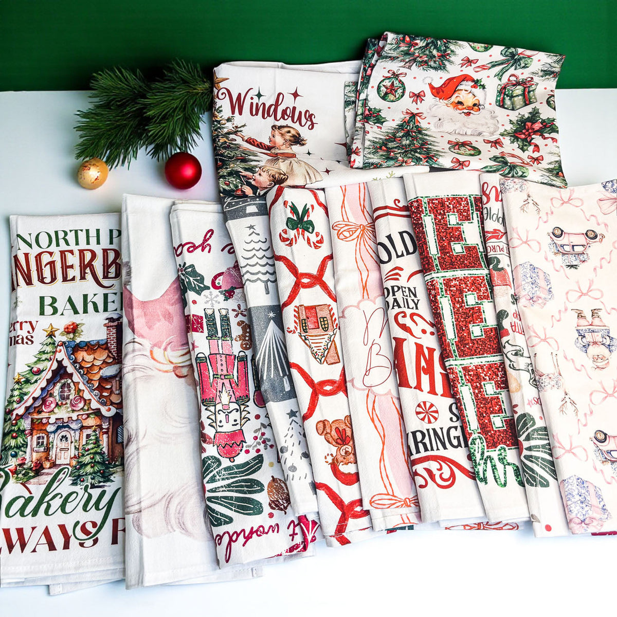 Merry Bright Coquette Kitchen Towel