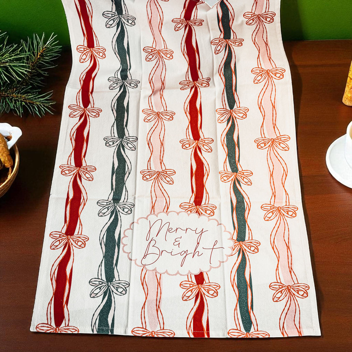 Merry Bright Coquette Kitchen Towel