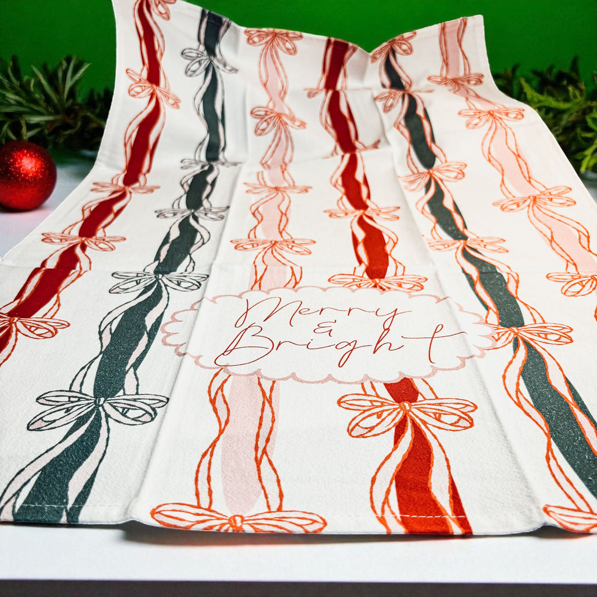 Merry Bright Coquette Kitchen Towel