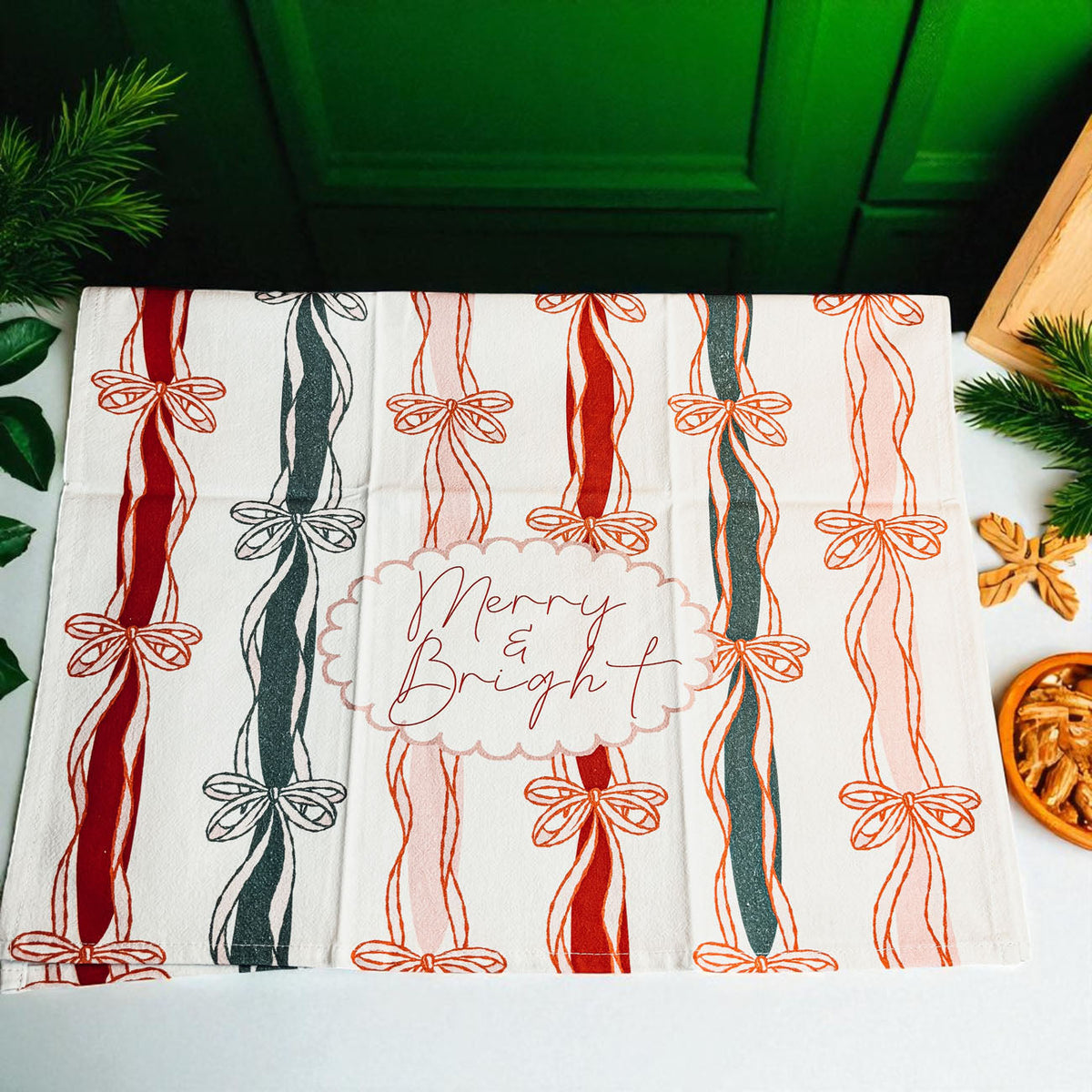 Merry Bright Coquette Kitchen Towel