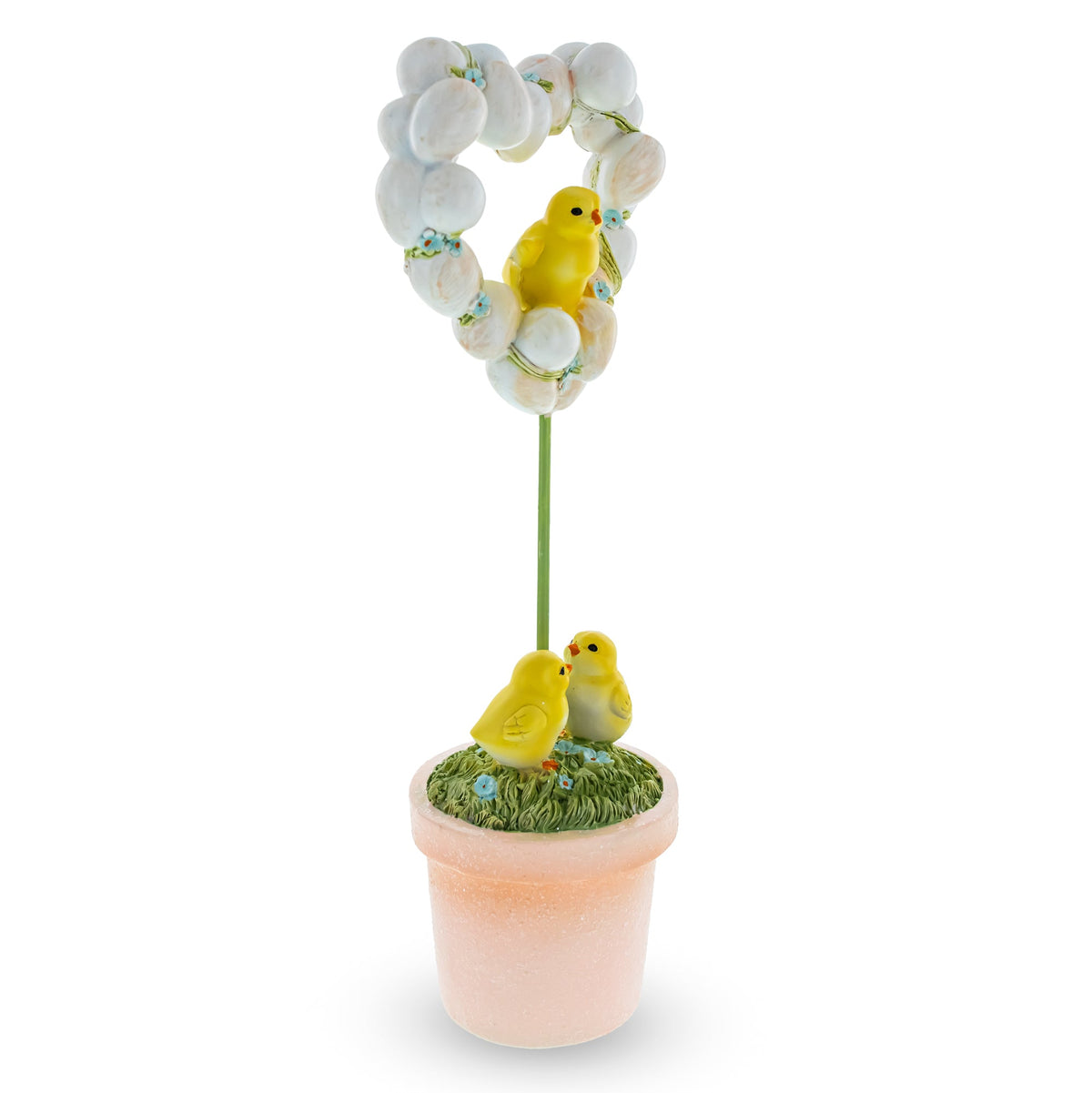 Easter Chick Egg Topiary Wreath Pot - 12.5"