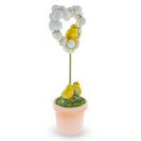 Easter Chick Egg Topiary Wreath Pot - 12.5"