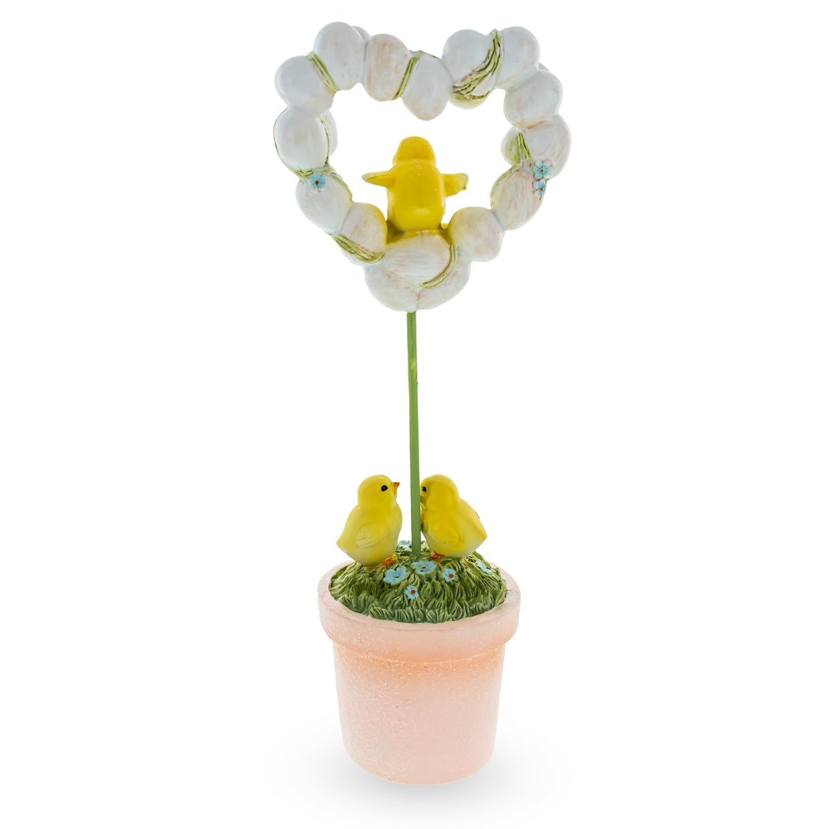 Easter Chick Egg Topiary Wreath Pot - 12.5"