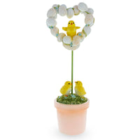 Easter Chick Egg Topiary Wreath Pot - 12.5"