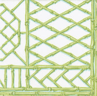 Bamboo Screen Moss Green - Lunch Napkin